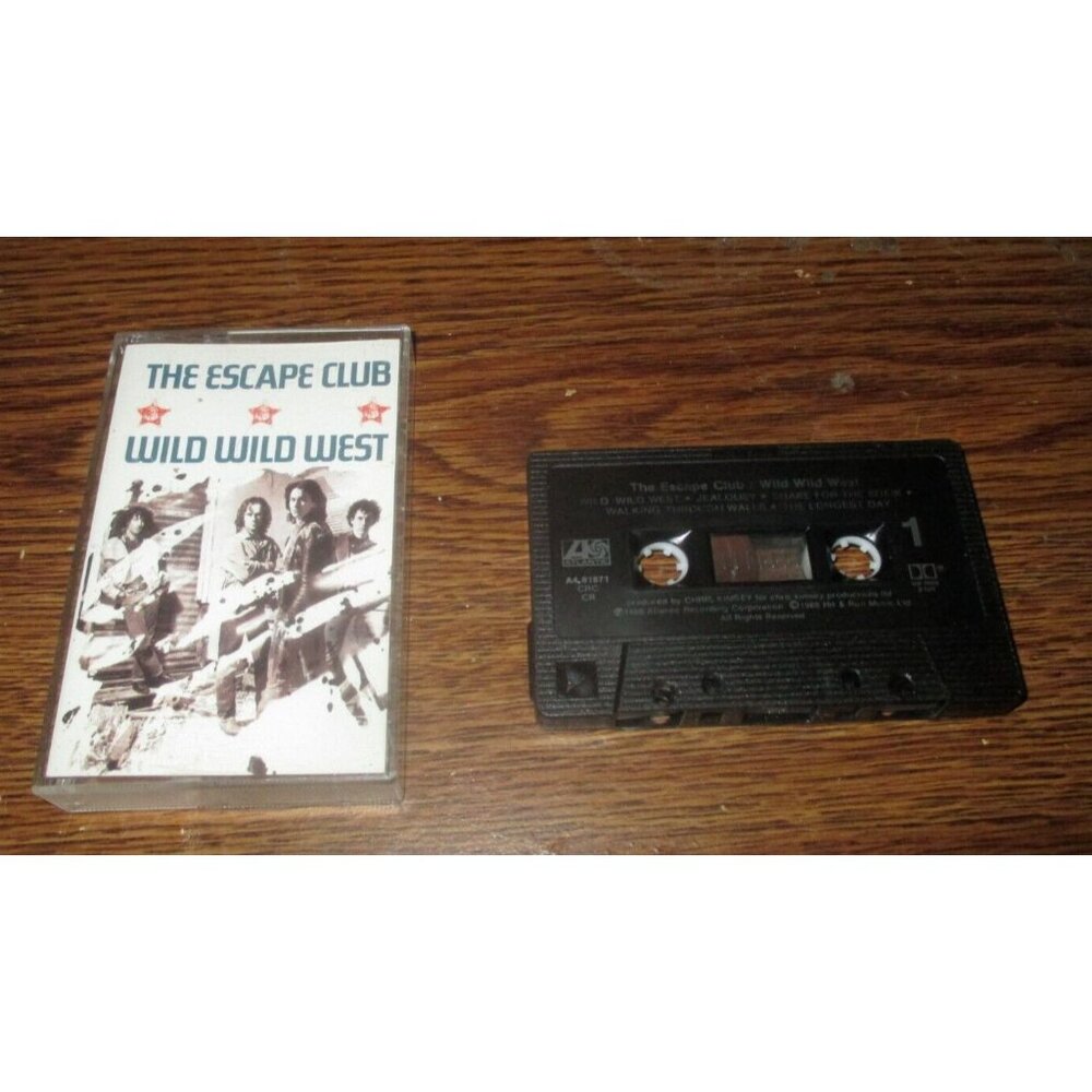 The Escape Club - Wild Wild West on cassette (1988, Atlantic Records)